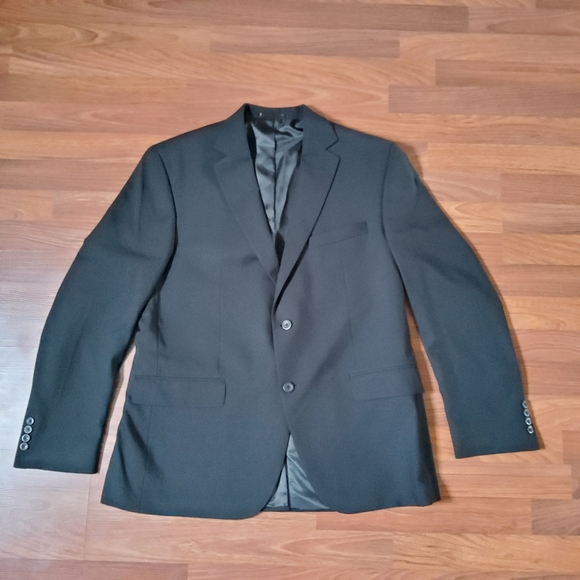 Geoffrey Beene Black Solid Suit SEPARATE Coat 44r